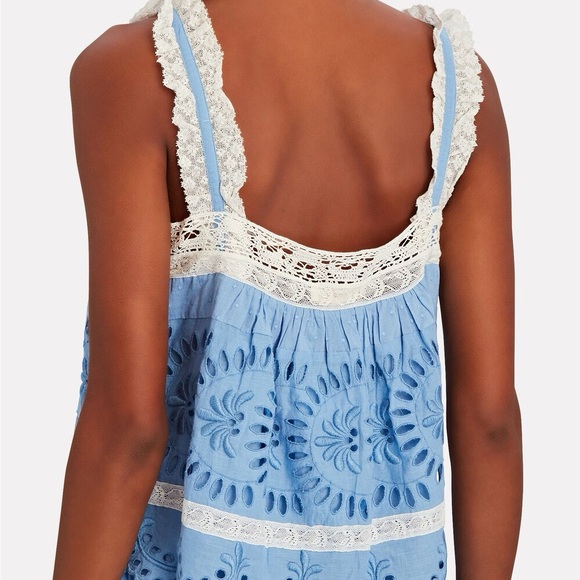 LOVESHACKFANCY Sully Broderie Anglaise Tank Top - Picture 4 of 8